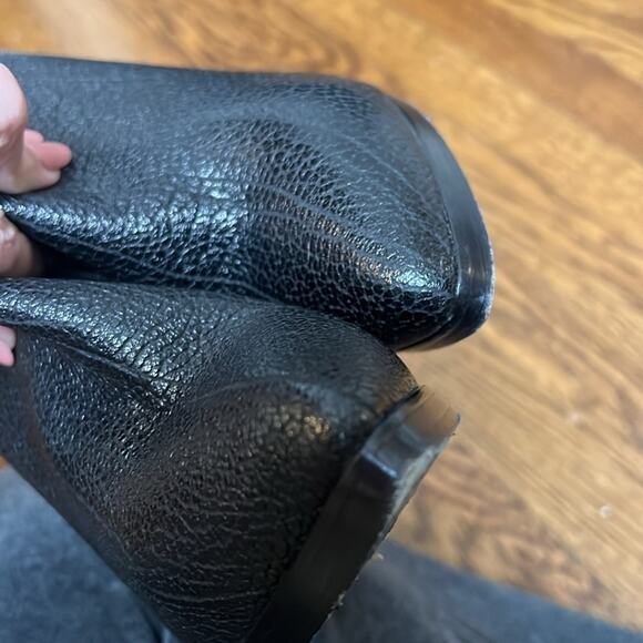 3.1 Phillip Lim - Black Pebbled Leather Stiletto Ankle Booties Sz 36 - Picture 8 of 10